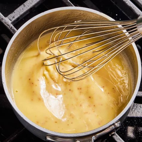 Mustard Beurre Monté | America's Test Kitchen Recipe Food Basics, Keto Sauces, Fancy Sauce, Filled Pasta, Cooking App, America's Test Kitchen Recipes, Dipping Sauces, Kitchen Recipe, Cooks Illustrated