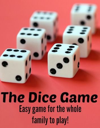 Dice Game for Grandchildren - Grandma Ideas The Dice Game, Games Tattoo, Beach Party Games, Grandma Ideas, Geek House, Family Card Games, Fun Card Games, Card Games For Kids, Family Party Games