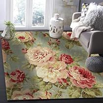 Durable Carpet, Pink Rose Flower, Area Rug Sizes, Women Pink, Patterned Carpet, Vintage Rose, Large Area Rugs, Living Room Carpet, Vintage Roses