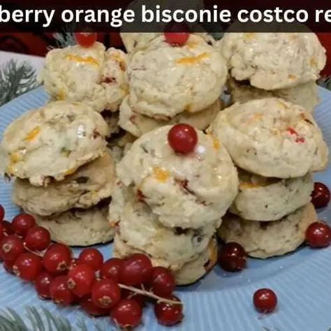 Cinnamon Chip Bisconie, Costco Cranberry Orange Bisconie Recipe, Bisconie Cranberry Orange, Bisconie Recipe, Biscone Recipe, Cranberry Orange Bisconie, Cranberry Orange Cookies, Costco Meals, Sugar Recipes