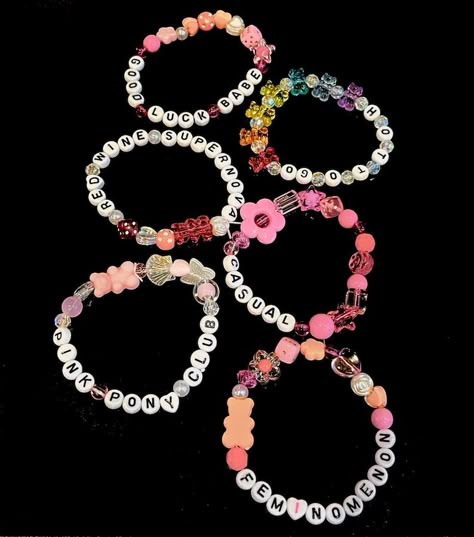 Diy Kandi Bracelets, Pony Bead Bracelets, Song Titles, Diy Kandi, Kandi Kid, Kandi Ideas, Bracelet Inspiration, Bracelet Inspo, Kandi Bracelets