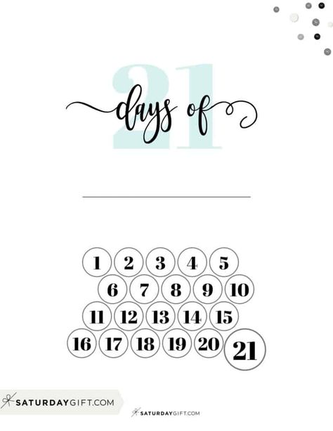 21 Days Habit Tracker, 21 Day Tracker, 21 Day Habit Tracker, 21 Day Challenge Template, 21 Days To Make A Habit, 21 Day Habit, 21 Days Habit, 21 Days Challenge, Habit Tracker App