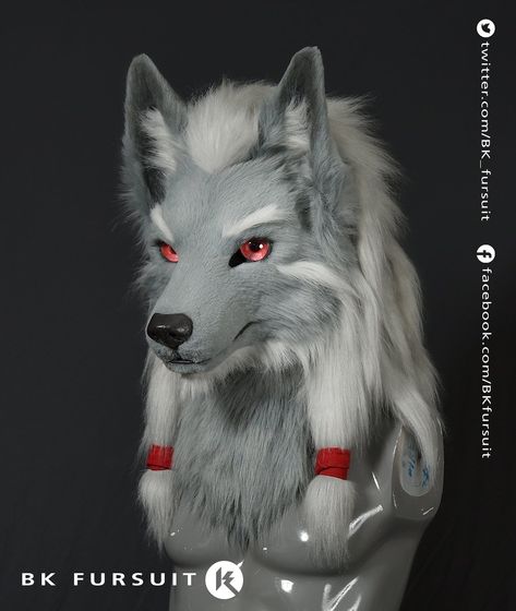 Husky Fursuit, Realistic Fursuit, Fursuit Ideas, Fursuit Head, Steampunk Victorian, Cartoon Animals, Art Dolls, Husky, Character Design