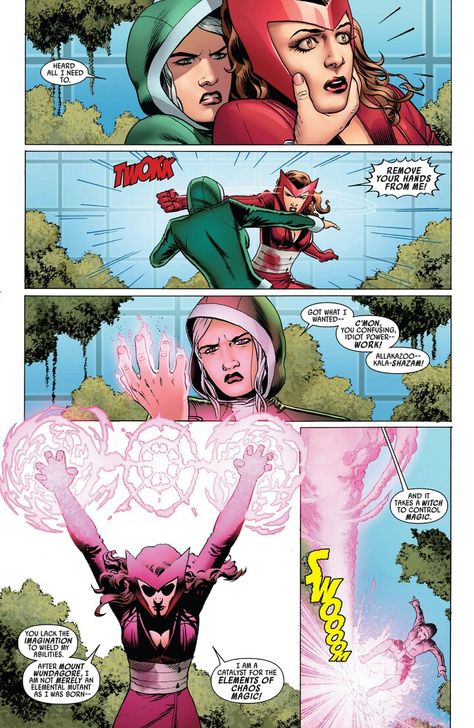 Rogue Comics, Uncanny Avengers, Scarlet Witch Comic, Marvel Rogue, Witch Powers, Rogue Gambit, Marvel Characters Art, Scarlet Witch Marvel, Pietro Maximoff