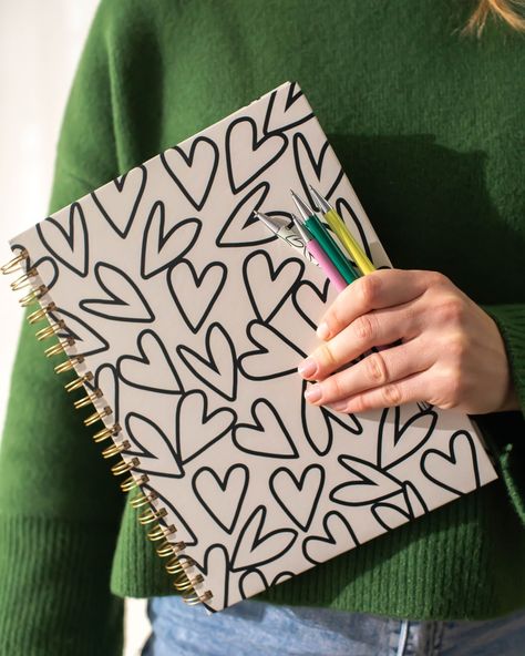 Make this month a real page-turner. - #stationerylovers #notebook #newnotebook #newmonthnewgoals #stationery Caroline Gardner, Cool Birthday Cards, Notebook Printing, The Spiral, Cute Notebooks, Page Turner, Spiral Notebooks, Desk Decor, Spiral Notebook