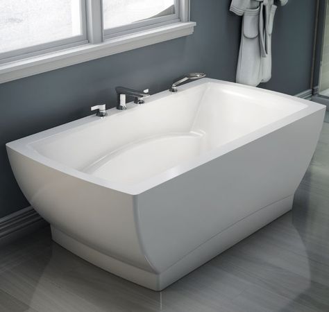 BELIEVE FREESTANDING - 2 person tub. Total width 35" Total length 64-7/8" Max water depth 17.5" Wren House, Air Tub, Refinish Bathtub, Jetted Bath Tubs, Walk In Bathtub, Acrylic Tub, Steam Showers Bathroom, Soaker Tub, Whirlpool Tub