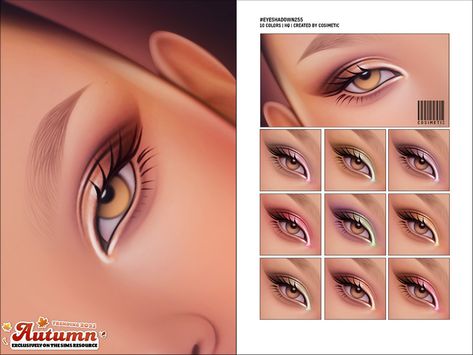 Sims 4 Make Up Eyeshadows, Sims 4 Natural Makeup Cc, Sims 4 Wedding Makeup, Ts4 Eyeshadow Cc, Eye Shadow Sims 4 Cc, Sims 4 Cc Cosmetics, Sims4 Cc Makeup Eyeshadow, Sims Cc Eyeshadow, Sims 4 Cc Maxis Match Makeup Eyeshadow