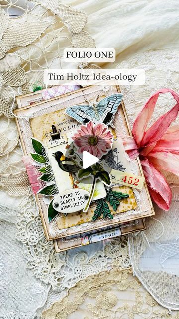 Marina Blaukitchen. Journal maker. on Instagram: "Idea-ology new releases 2023 makes. Make one. 📔 Primer make hecho para el Live en YouTube de @tim_holtz del 4 de Marzo. 📔 Un pequeño librito con las novedades del primer release de idea-ology de 2023 en sus portadas e interior y una estructura hecha con Distress Leather Cardstock TDA71280.  . #timholtz #timholtzideaology2023" Tim Holtz Folio, Tim Holtz Tutorials, Tim Holtz Crafts, New Releases, Tim Holtz, Journal Pages, Tags, Leather, On Instagram