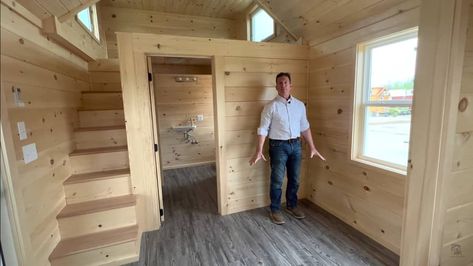 200 Sq. Ft. Incredible Tiny Home w/ Epic Bathroom: $65K 320 Sq Ft House Plans, Tiny House Plans Under 200 Sq Ft, Tiny Home Layout 12x24, Living In 200 Sq Ft, 200 Sq Ft Tiny House Cabin, 100 Sq Ft Cabin, 300 Sq Ft Tiny House Floor Plans, 200 Sq Ft Cabin Interior, 200 Ft Studio Apartment