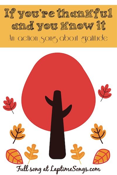 If You're Thankful and You Know It is a season variation of If You're Happy and You Know It. clap, stomp and shout about your gratitude! Noahs Ark Activities, Turkey Poem, Thank You Song, Sunday School Songs, Thanksgiving Songs, September Themes, Songs For Toddlers, Action Songs, School Songs