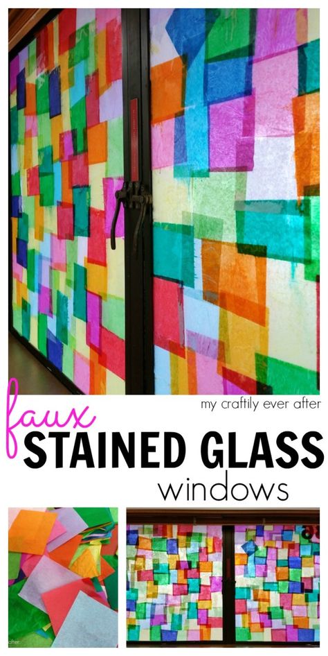 Windows Ideas, Diy Stained Glass Window, Stained Glass Cookies, Diy Staining, Window Crafts, Painted Glass Art, Glass Window Art, Stained Glass Diy, Faux Stained Glass