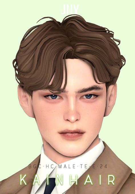 KAIN HAIR by JNY - The Sims 4 Download - SimsFinds.com The Sims 4 Pack, Sims 4 Male, Mods Sims 4, Sims 4 Men Clothing, Sims 4 Hair Male, Sims 4 Male Clothes, Cc Shopping, Sims 4 Tsr, Cc Folder