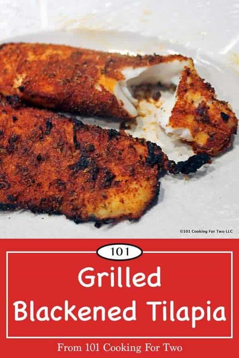 Let's get some variety into our grill season. Healthy eating has never been so good or easy as this wonderfully spicy grilled blackened tilapia. Fire up the grill now. #Tilapia #BlackenedTilapia #GrilledTilapia Grilled Tilapia Recipes, Lemon Butter Tilapia, Grilling Fish, Spicy Fish Tacos, Blackened Tilapia, Grilled Tilapia, Fish Meal, Grilled Fish Recipes, Tilapia Recipes