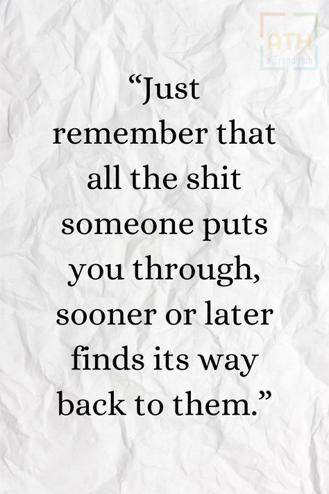 Oh... they deserve it, all right. Read Karma Quotes on aTrendHub. #karma #karmaquotes #quotes #quotesonline #karmasayings #wellness #mentalhealth #newquotes Dear Karma Quotes, Bad People Quotes Karma So True, Stealing Quotes Karma, Lier Quote Karma, Spiteful People Quotes Karma, Karmas A B Quotes, Bad People Quotes Karma, Karma Said Quotes, Sneaky People Quotes Karma