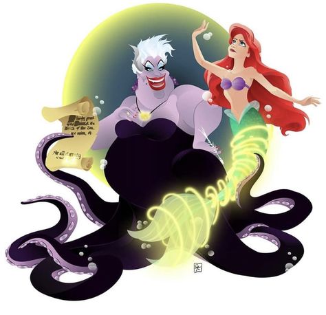 Human Ariel, Ursula Vanessa, Melody Mermaid, Disney Characters Images, Photoshopped Animals, Posters Diy, Best Halloween Movies, Evil Disney, Disney Princess Ariel