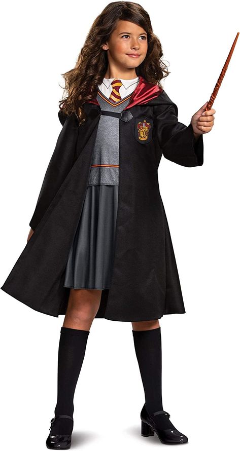 Hermoine Granger Costume, Hermione Granger Costume, Hermione Costume, Harry Potter Kostüm, White Shirt With Tie, Classic Halloween Costumes, Harry Potter Hermione Granger, Harry Potter Kids, Lily Potter