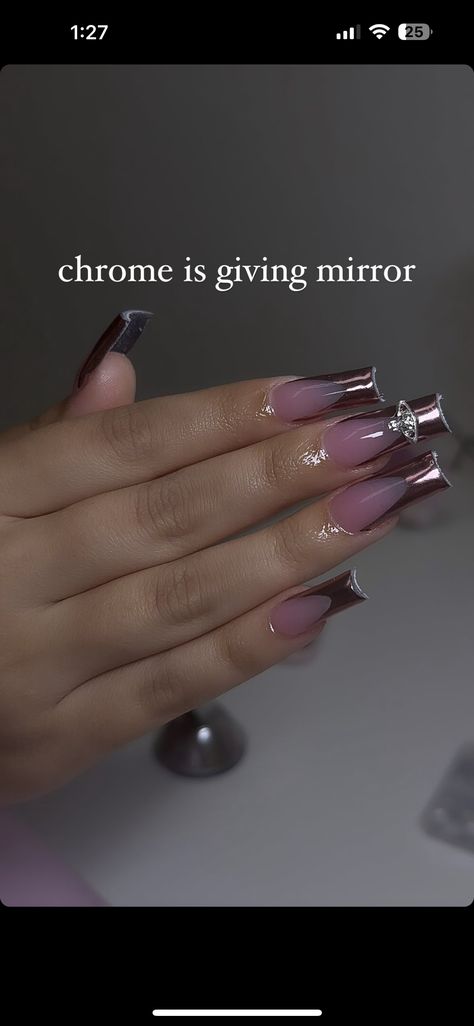 Another client from my nail tech @Linadidem_ 🫶🏽 Nail Tech Aesthetic, Nails Tech, Business Nails, Tech Aesthetic, Caption Ideas, Nails Design With Rhinestones, Acrylic Set, Dream Nails, Nails Design