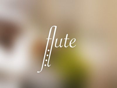 Flute™ Flute Logo, Moon Music, Goddess Moon, Identity Logo, Creative Professional, Global Community, Typography, Neon Signs, Logo Design