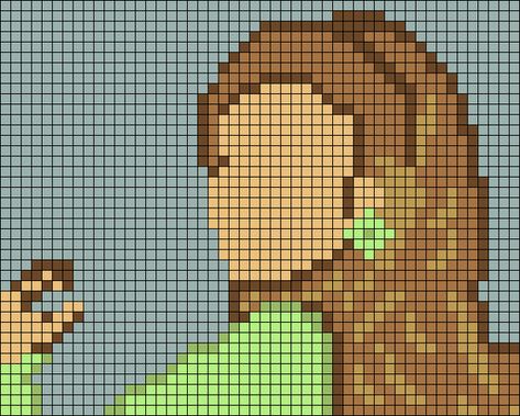 Alpha pattern #60017 Ariana Grande Minecraft, Crochet Ariana Grande, Ariana Grande Alpha Pattern, Pixel Art Portrait, Diy Crafts For Teens, Pixel Drawing, Artsy Pictures, Artist Album, Pixel Art Grid