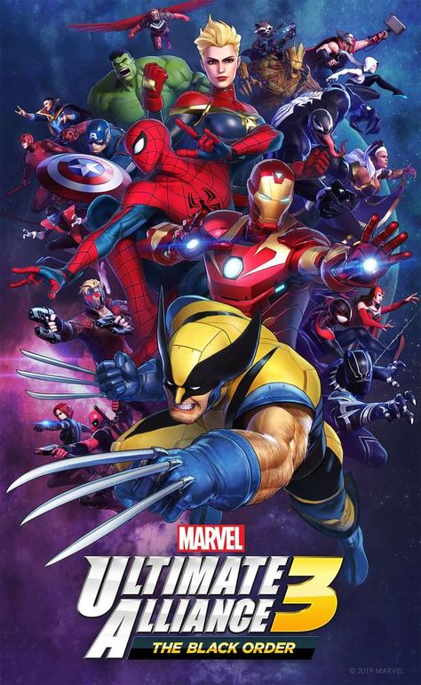 Super Heroes Assemble When MARVEL ULTIMATE ALLIANCE 3: The Black Order Launches on July 19 | News | Marvel Transformers Godzilla, Stark Tech, Marvel Avengers Cake, Marvel Ultimate Alliance 3, Modern Mythology, Marvel Avengers Bedroom, Marvel Ultimate Alliance, Marvel Avengers Comics, Marvel Games