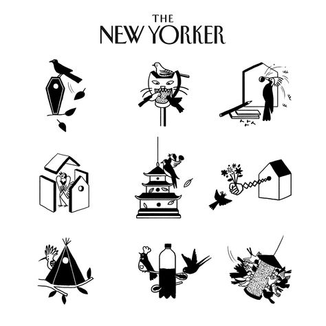 New Yorker Spot Illustration, Spot Illustration Editorial, Pictorial Logos, Moody Illustration, Spot Illustration, Conceptual Sketches, Poesia Visual, Illustration Interior, Pen Illustration