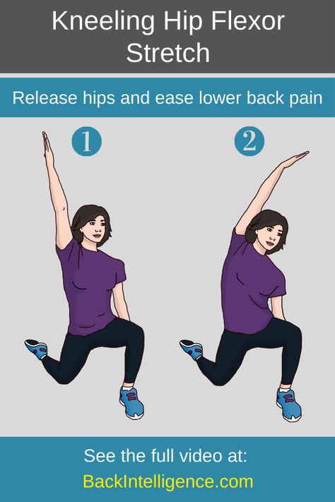 Kneeling Hip Flexor Stretch, Best Exercise For Hips, Posture Stretches, Therapy Exercises, Yoga Routine For Beginners, Knee Stretches, Physical Therapy Exercises, Hip Flexor Stretch, Lower Back Pain Relief