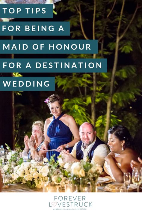 Being a Maid of Honour can be an exciting but nerve-wracking experience as there are certain expectations placed on you! For a destination wedding there are also other elements to think about! So to make it easier we are sharing our top tips for being a Maid of Honour for a tropical destination wedding, in addition to the normal maid of honour duties.  #maidofhonor #weddingplanningtips #kohtaoweddings #destinationweddingplanner Maid Of Honor Destination Wedding, Winter Wedding Destinations, Tropical Destination Wedding, Unique Destination Wedding, Destination Bride, Contemporary Bride, Rocky Mountain Wedding, Maid Of Honour, Tropical Destinations