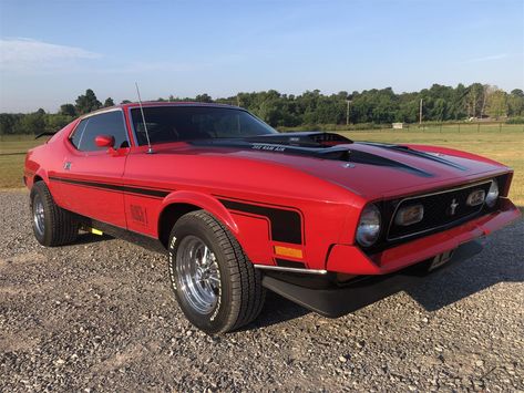 1971 Ford Mustang Mach 1 for sale in Oklahoma City, OK / classiccarsbay.com 1971 Mustang Mach 1, Mach One, 1971 Ford Mustang, 1970 Ford Mustang, Mustang Mach 1, Vintage Muscle Cars, Classic Mustang, Vintage Muscle, American Muscle Cars