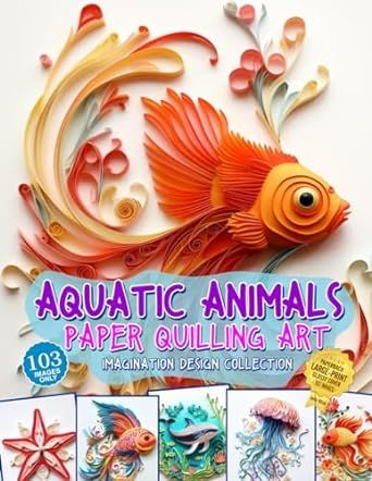 Aquatic Animals Pictures, Quilling Images, Art Imagination, Quilling Design, Card Quilling, Quilling Animals, Quilling Pattern, Image Paper, Quilling Paper