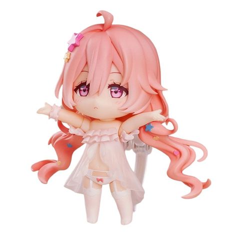 Evanthe Nendoroid, Pink Nendoroid, Nendoroid Figures, Girl Rpg, Nendoroid Icon, Sakura Miku, Nendoroid Anime, Face Plates, Figure Reference