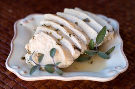 Herb Butter Poached Chicken Entre Recipes, Haylie Duff, Dish Ideas, Poached Chicken, Compound Butter, Turkey Recipe, Chicken Main Dishes, Herb Butter, Boneless Chicken Breast