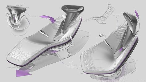 Concept Car Interior, Car Interior Sketch, Car Interior Design Sketch, Interior Design Sketch, Car Interior Design, Interior Design Sketches, Architecture Concept, Industrial Design Sketch, Interior Sketch