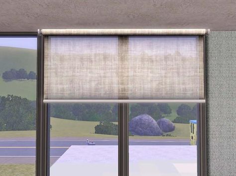 Ung999 - Blind 03 (2 tile) Blinds Cc Sims 4, Sims 4 Blinds Cc, Scandinavian Blinds, Sims 4 Curtains Cc, Sims4 Builds, Sims Furniture, Cc Furniture, Sims 4 Clutter, Tumblr Sims 4