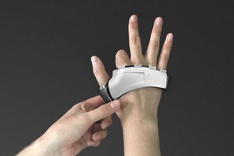 https://www.red-dot.org/zh/project/smart-finger-26799 Prosthetic Fingers, Sensors Technology, Red Dot Design, Dot Design, Wearable Technology, Red Dots, Product Design, Sci Fi, Red