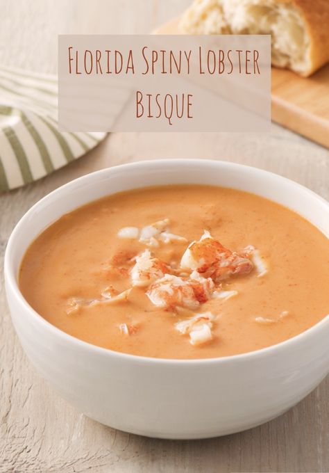 Dreaming of fall? We are too! Try our recipe for Florida Spiny Lobster Bisque! Florida Lobster Recipes, Spiny Lobster Recipe, Lobster Soup, Bahamian Food, Lobster Bisque Recipe, Bisque Soup Recipes, Lobster Recipe, Lobster Bisque Soup, Florida Recipes