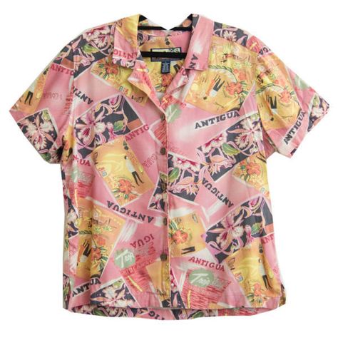 Vintage 1970s Havana Jack’s Cafe Shirt Size L Large Hawaii Shirt Pink... (373.310 IDR) ❤ liked on Polyvore featuring tops, plus size rayon tops, hawaiian flower shirt, womens plus size tops, plus size shirts and flower shirt Pink Hawaiian Shirt, Rayon Top, Tropical Shirts, Plus Size Vintage, Wardrobe Inspiration, Hawaii Shirt, Travel Shirts, Hawaiian Shirts, Plus Size Shirts