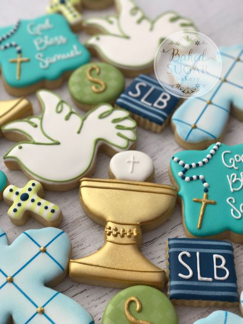 Chalice Holiday Pastries, Celebration Cookies, Christening Cookies, Cross Cakes, Religious Cakes, First Communion Cakes, First Communion Cake, First Communion Invitations, Communion Cakes