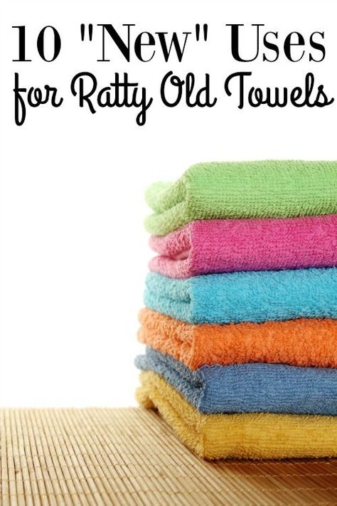 Ways to Upcycle Old Towels - Have a linen closet full of ratty old towels? Give them new life and save money with these 10 "New" Uses for Ratty Old Towels! Old Towels, Deep Cleaning Tips, Marie Kondo, Busy Family, Frugal Living Tips, New Uses, Tidy Up, Linen Closet, Household Hacks