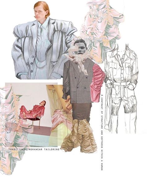 Fashion Design Digital Portfolio, Mens Illustration, Portfolio Fashion Design, Colourful Fashion, Fashion Portfolio Layout, Portfolio Fashion, Sketchbook Inspo, Design Boards, Fashion Drawings