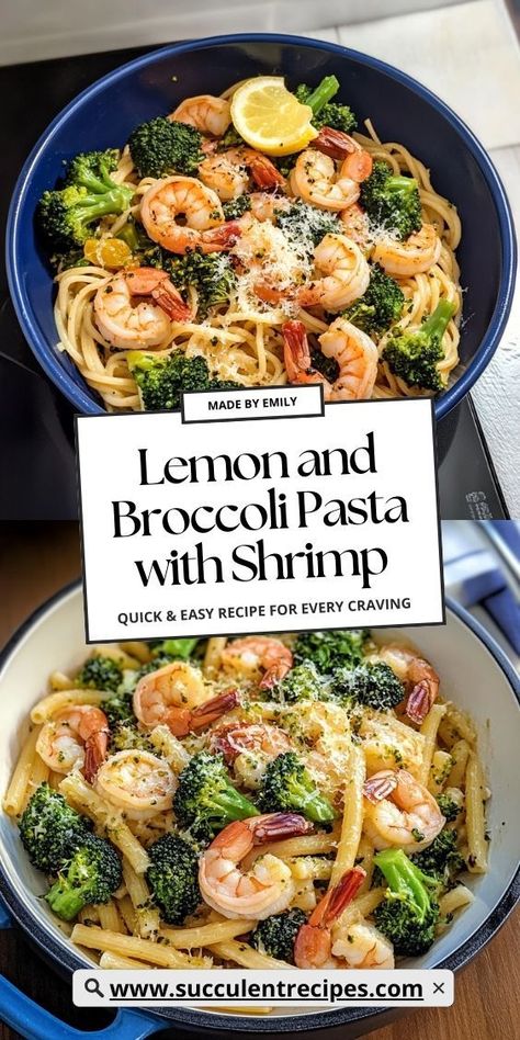 Enjoy a deliciously Bright and Zesty Lemon and Broccoli Pasta with Shrimp! This refreshing dish combines tender shrimp, vibrant broccoli, and a tangy lemon sauce for a light and satisfying meal. Crockpot Meals Shrimp, Healthy Shrimp And Pasta Recipes, Light Shrimp Pasta, Broccoli And Shrimp Recipes, Shrimp Broccoli Recipes, Shrimp And Broccoli Pasta, Shrimp Pasta Sauce, Shrimp Broccoli Pasta, Shrimp With Broccoli