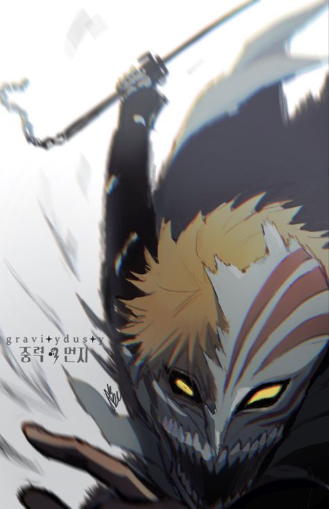 Hellsing Characters, Ichigo Hollow Mask, Bleach Bankai, Shounen Anime, Bleach Ichigo Bankai, Ichigo Bankai, Bleach Tattoo, Bleach Wallpaper, Anime Ichigo