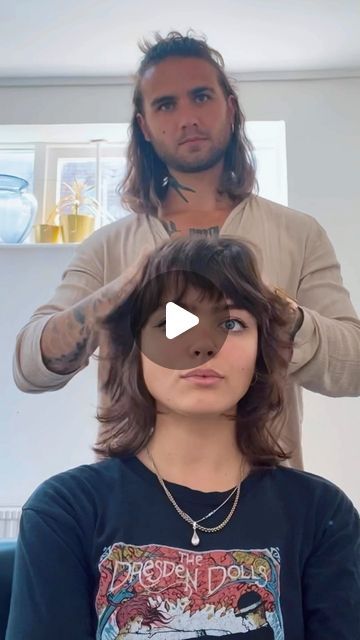 Shaggy Haircut Bangs, Shaggy Mullet Wavy Hair, Shaggy Lob With Curtain Bangs, Shaggy Bangs Short Hair, Shullet Cut, How To Style A Shag Haircut Tutorial, Fine Hair Shag, Shag Haircut Without Bangs, French Shag