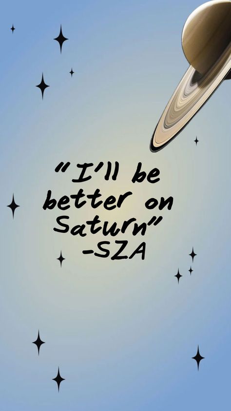 saturn #sza