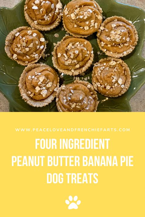 Dog Pie Recipe, Dog Cheesecake, Dog Cake Recipe Peanut Butter, Pies For Dogs, Diy Peanut Butter, Banana Dog Treat Recipe, National Pie Day, Treat Business, Dog Cake Recipes