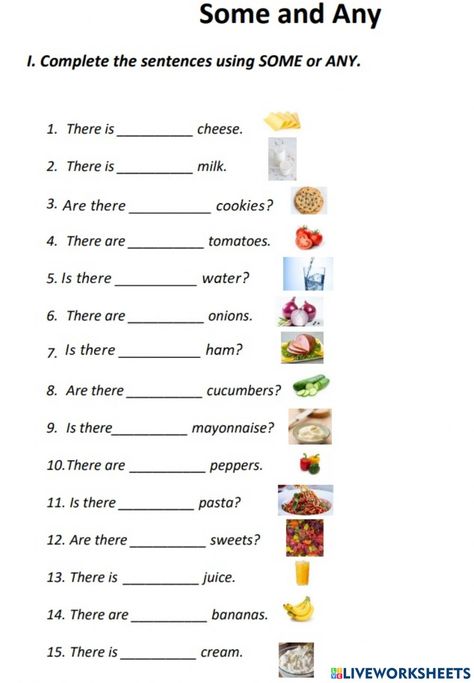 English Spelling Worksheets, Use Of A And An Worksheet For Kids, Articles A An The, Article A An The Worksheets, Article A And An Worksheet, A And An Articles Worksheet, English Excercise, Some Any, Simple Sentence