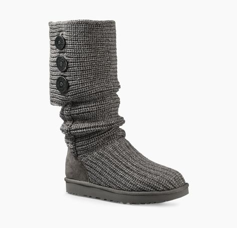 Classic Cardy Boot Ugg Cardy Boots, Shoes Ugg, Knit Boots, Womens Ugg Boots, Ugg Classic, Pull On Boots, Classic Boots, Ugg Australia, Suede Heels