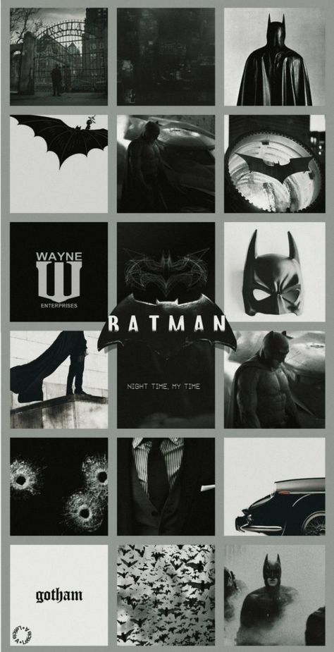 Aesthetic Batman Pictures, Batman Aesthetic 2022, Batman Aesthetic Wallpaper Iphone, Batman Homescreen, Batman Wallpapers Aesthetic, The Batman Aesthetic, Batman Aesthetic Wallpaper, Batman Collage, Aesthetic Batman