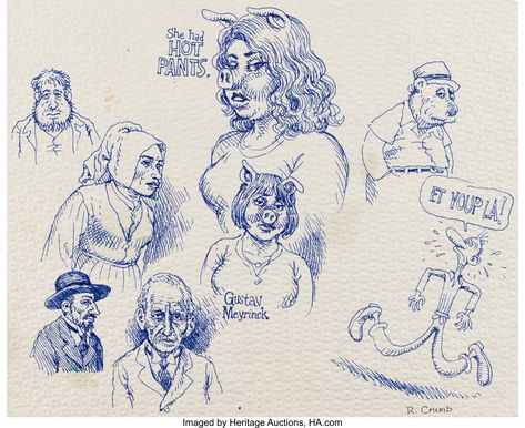 Robert Crumb Sketchbook, Crumb Art, Robert Crumb Art, Robert Crumb, Comic Style Art, Comic Style, Comic Illustration, Comic Styles, Old Art