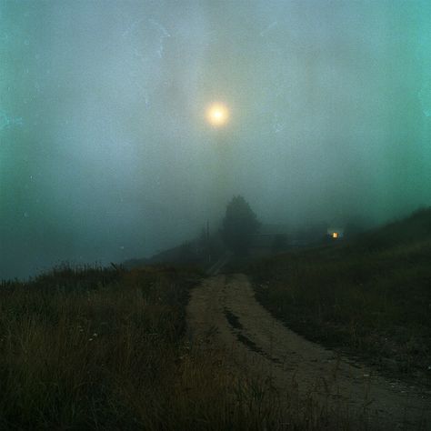 This photo was taken on August 18, 2011 in Chelyabinskaya Oblast, RU, using a Rolleiflex 3,5 E2 by Anton Novoselov Wuthering Heights, Dirt Road, To Infinity And Beyond, Image Photography, Anton, Full Moon, Night Skies, Amazing Photography, Photography Inspiration