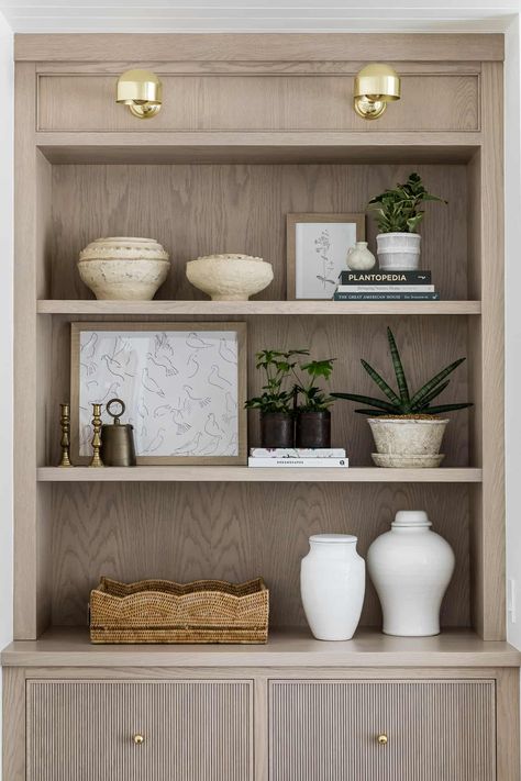 Home Reveal: Nellie Gail P.3 - Mindy Gayer Design Co. Mindy Gayer Design, Functional Mudroom, Shelf Styling, Built In Shelves, Custom Cabinetry, Book Shelf, Residential Design, Remodeling Projects, Built Ins